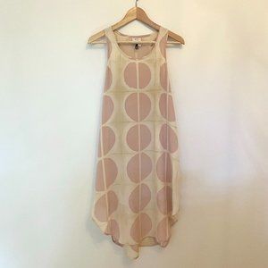Silk Racerback Mod Print Dress